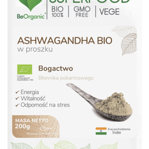 Ashwagandha BIO w proszku 200g