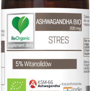 Ashwagandha KSM-66® 5% BIO, 200mg x 50 kaps