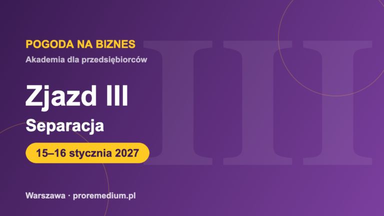 Pogoda na biznes - Zjazd III — Separacja