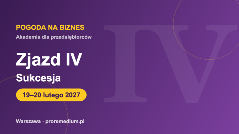 Pogoda na biznes - Zjazd IV — Sukcesja